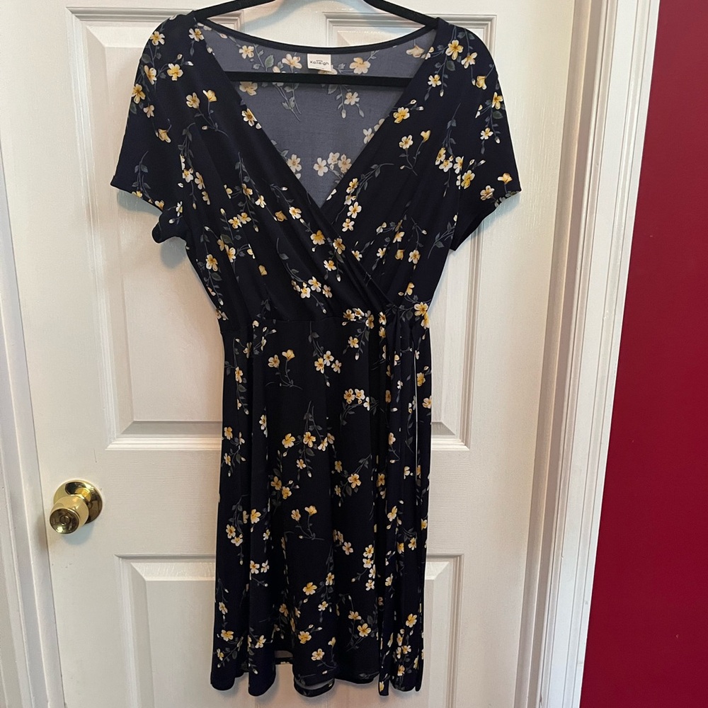 Kaileigh Floral Short Sleeve Wrap Sundress
